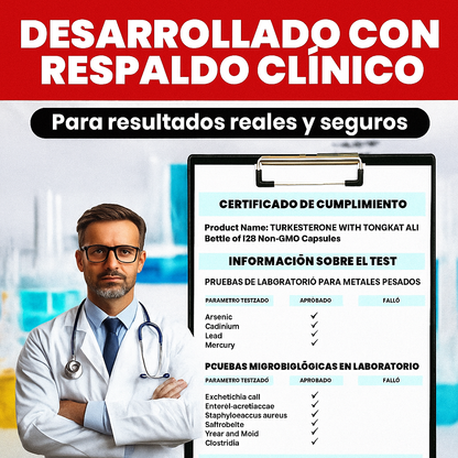 TURKESTERONE – COMPRA 1 Y RECIBE 2 + EBOOK GRATIS